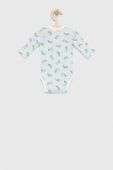 Боді для немовлят United Colors of Benetton 2-pack колір бірюзовий