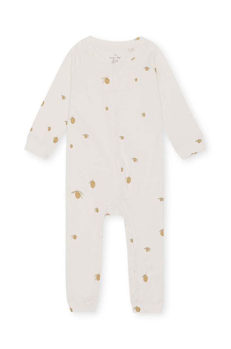 Дитячі бавовняні повзунки Konges Sl?jd колір бежевий (2995755)