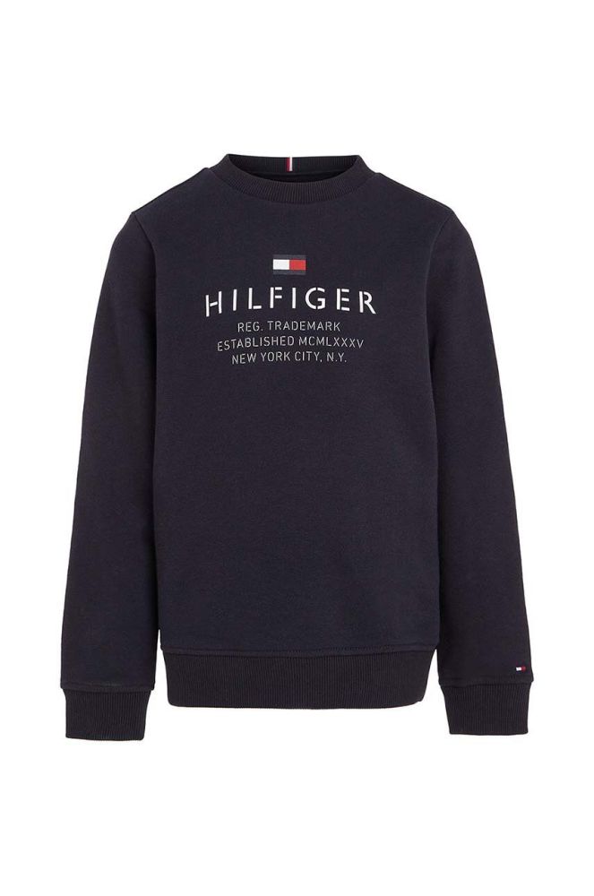 Дитяча кофта Tommy Hilfiger колір синій з принтом (3043710)