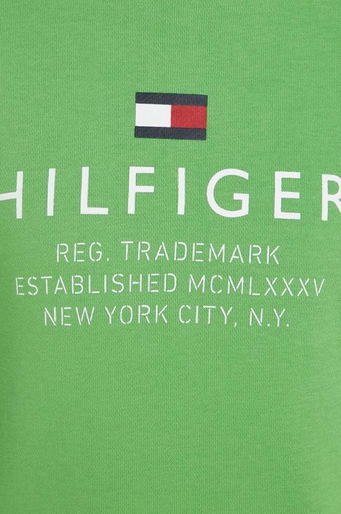 Дитяча кофта Tommy Hilfiger колір зелений з принтом (3043728) фото 3