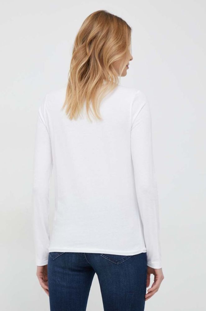 Бавовняний лонгслів Polo Ralph Lauren колір білий (2950957) фото 3