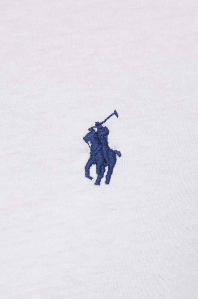 Бавовняний лонгслів Polo Ralph Lauren колір білий (2950957) фото 5