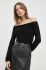 Светр Guess жіночий колір чорний легкий (3035597)