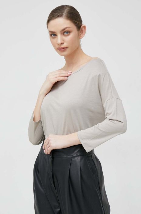 Лонгслів Sisley жіночий колір бежевий (2990241)