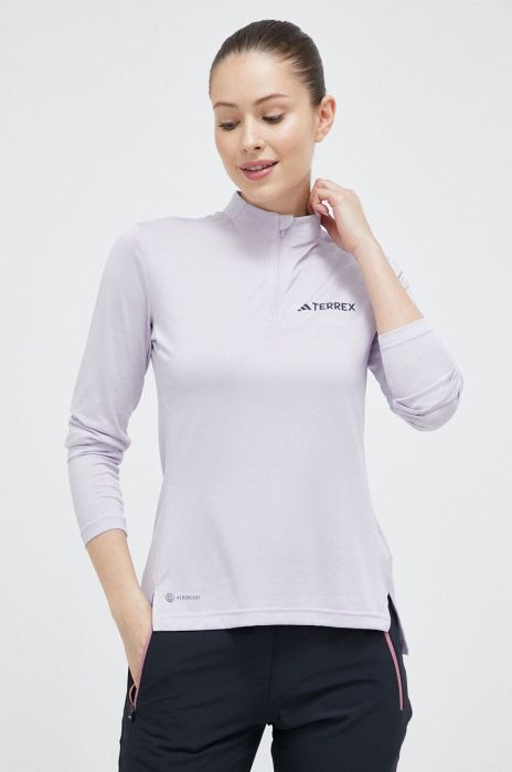 Спортивна кофта adidas TERREX колір фіолетовий