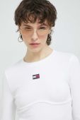 Лонгслів Tommy Jeans жіночий колір білий (2979614)