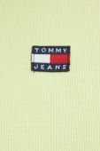 Лонгслів Tommy Jeans жіночий колір зелений (2979617)