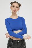 Лонгслів Sixth June жіночий колір блакитний