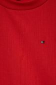 Дитячий лонгслів Tommy Hilfiger колір червоний