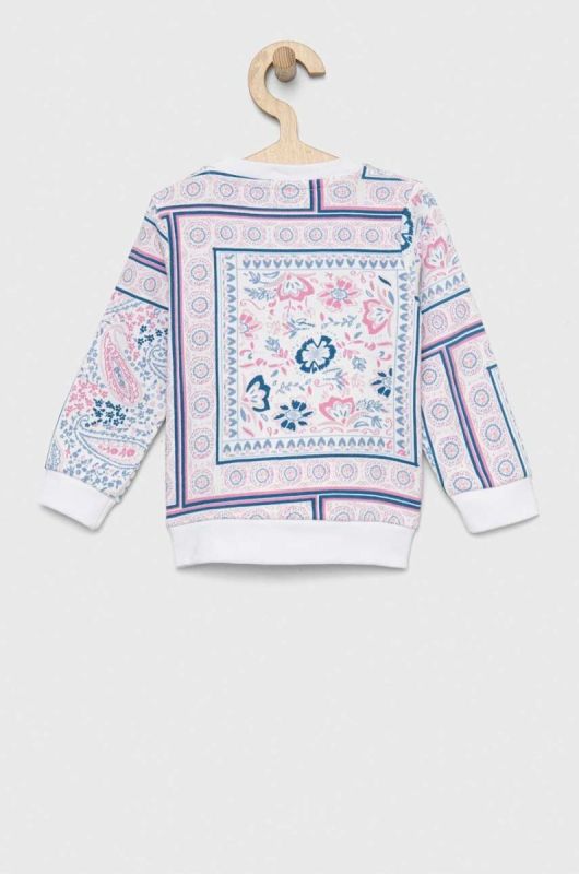 Дитяча бавовняна кофта Guess колір рожевий візерунок (3003694) фото 2
