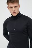 Лонгслів для тренувань Fila Roye колір чорний однотонний