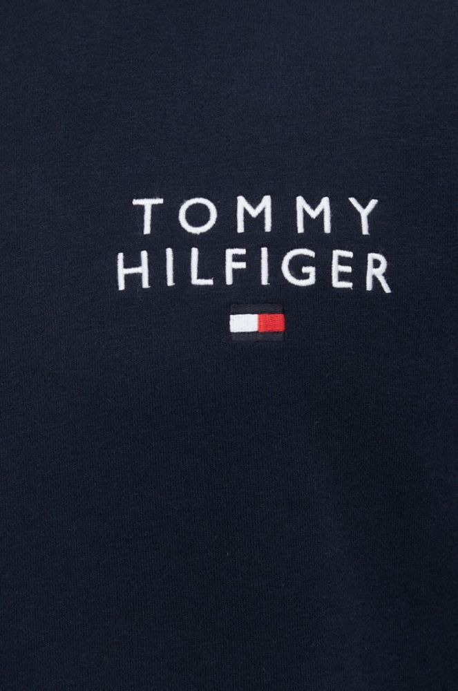 Кофта лаунж Tommy Hilfiger колір синій візерунок фото 5