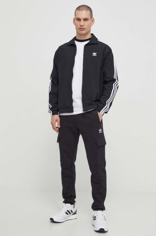 Бавовняний лонгслів adidas Originals колір білий візерунок IA4879-WHITE фото 2