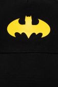 Дитяча шапка zippy x Batman колір чорний з принтом
