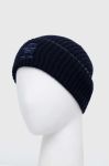 Шапка з домішкою вовни Tommy Hilfiger колір синій (2848690) Шапка з домішкою вовни Tommy Hilfiger колір синій (2848690)