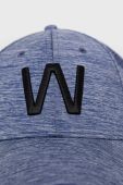 Кепка Weekend Max Mara меланж колір блакитний