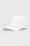 Кепка Guess колір білий однотонна Кепка Guess колір білий однотонна