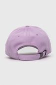 Кепка The North Face колір фіолетовий з аплікацією