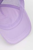 Кепка Roxy колір фіолетовий з принтом