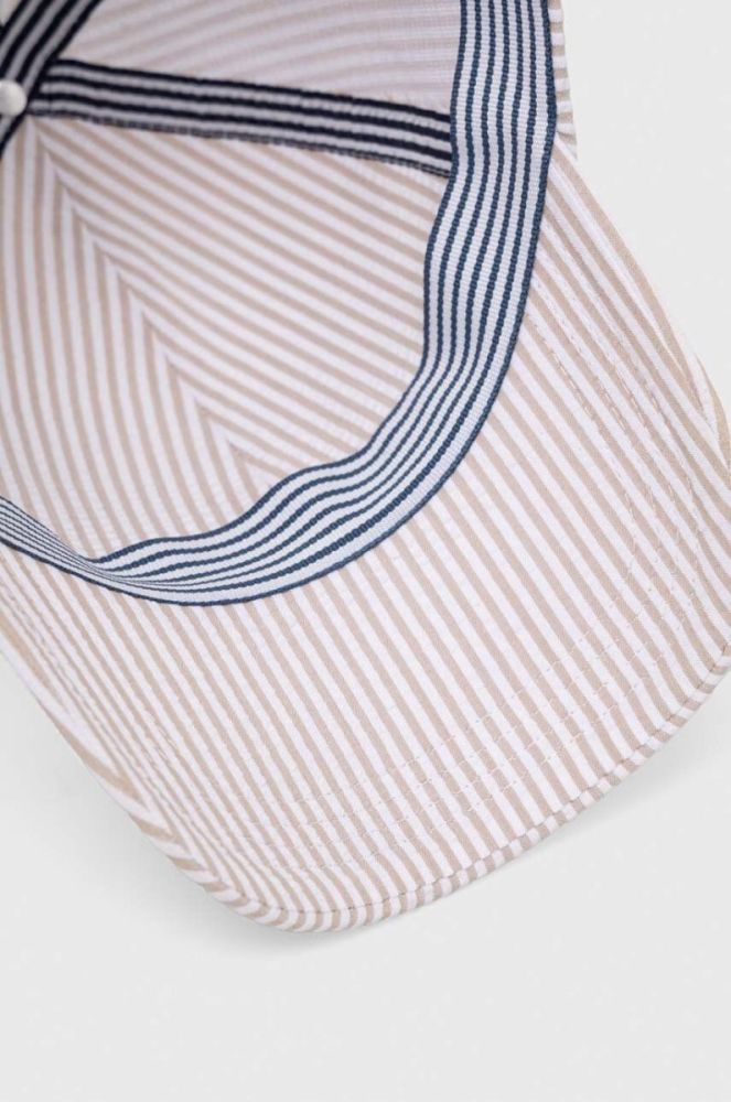 Кепка Tommy Hilfiger колір бежевий візерунок фото 4
