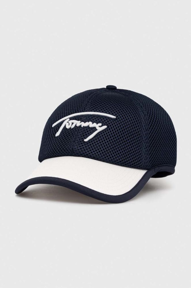 Кепка Tommy Jeans колір синій з аплікацією (3127919)