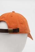 Бавовняна бейсболка Superdry колір помаранчевий однотонна (3018380)