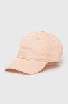 Бавовняна бейсболка Superdry колір рожевий з аплікацією (3027622) Бавовняна бейсболка Superdry колір рожевий з аплікацією (3027622)