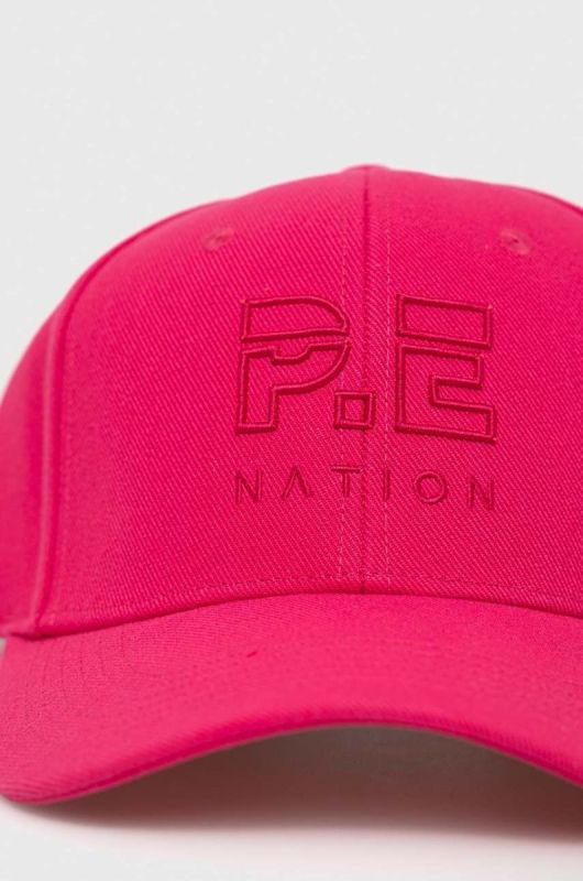 Кепка P.E Nation колір рожевий з аплікацією фото 2