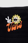 Бавовняний капелюх Vans колір чорний з бавовни (3184921)