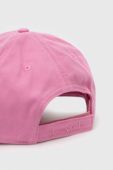 Бавовняна бейсболка Lovechild колір рожевий з принтом