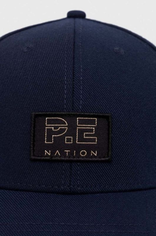 Кепка P.E Nation колір синій з аплікацією фото 2