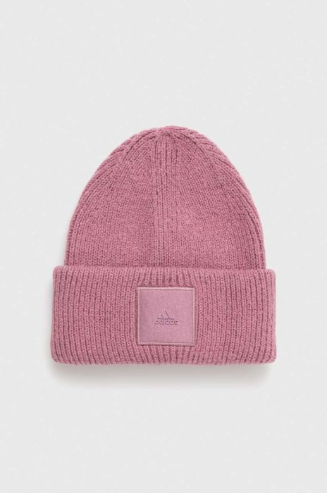 Шапка adidas Performance колір рожевий з товстого трикотажу (3326057)
