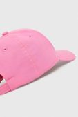 Бавовняна кепка Guess колір рожевий з аплікацією (3003733)