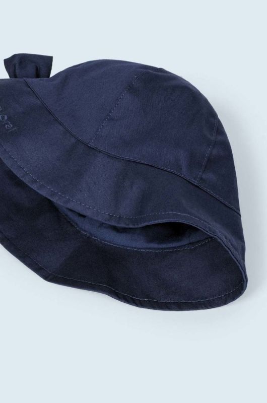 Дитяча бавовняна панама Mayoral колір синій з бавовни фото 2