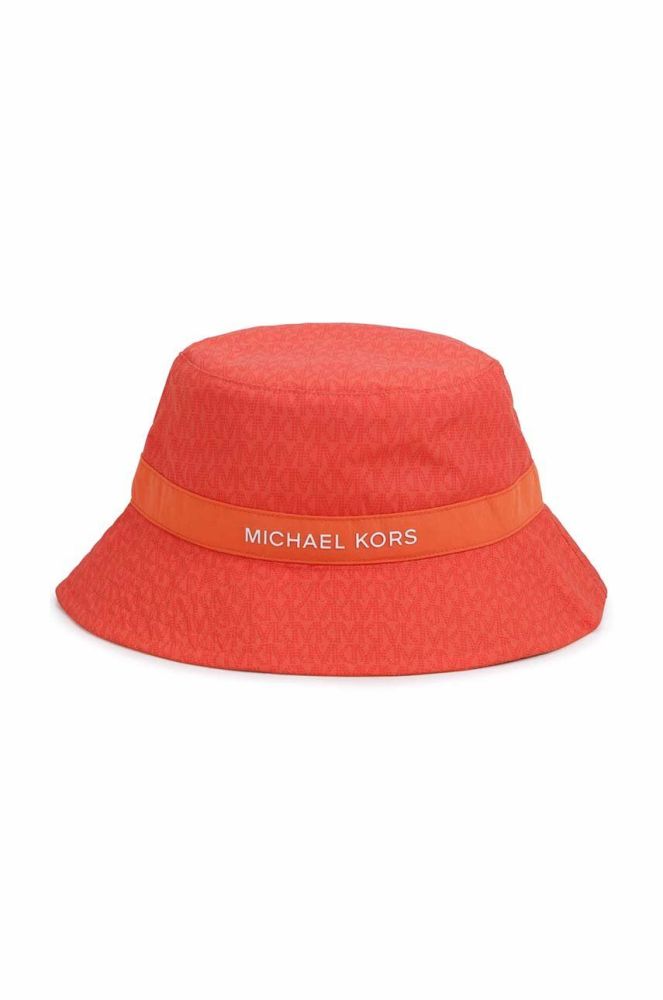 Дитячий капелюх Michael Kors колір помаранчевий