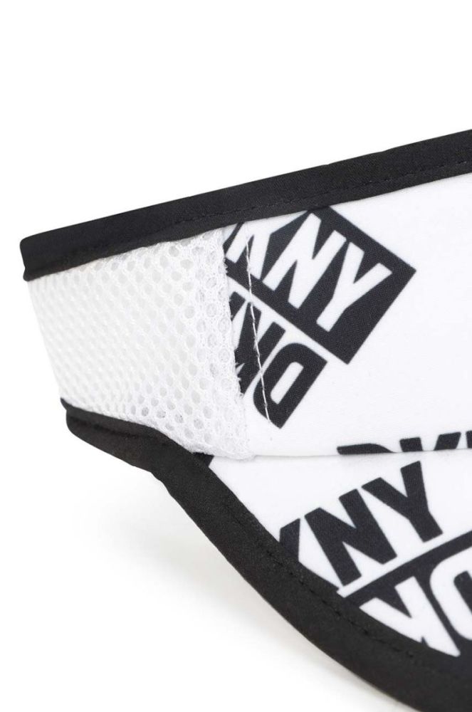 Дитячий козирок Dkny колір білий візерунок фото 3