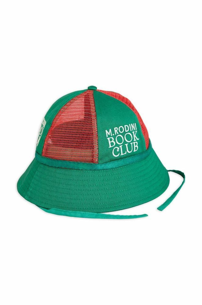 Дитячий капелюх Mini Rodini колір зелений