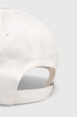 Дитяча бавовняна кепка United Colors of Benetton колір білий з аплікацією (3288616)