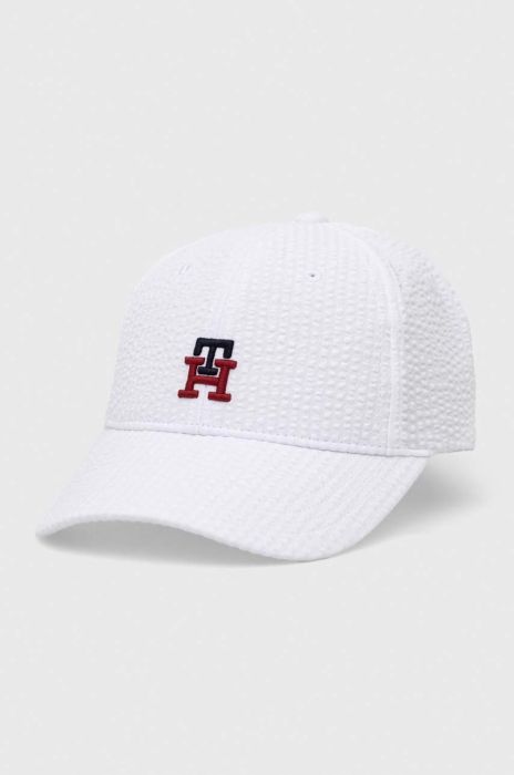 Дитяча кепка Tommy Hilfiger колір білий з аплікацією (3166580)