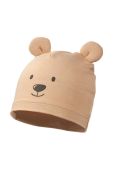 Дитяча шапка Jamiks колір коричневий з тонкого трикотажу (3147471)