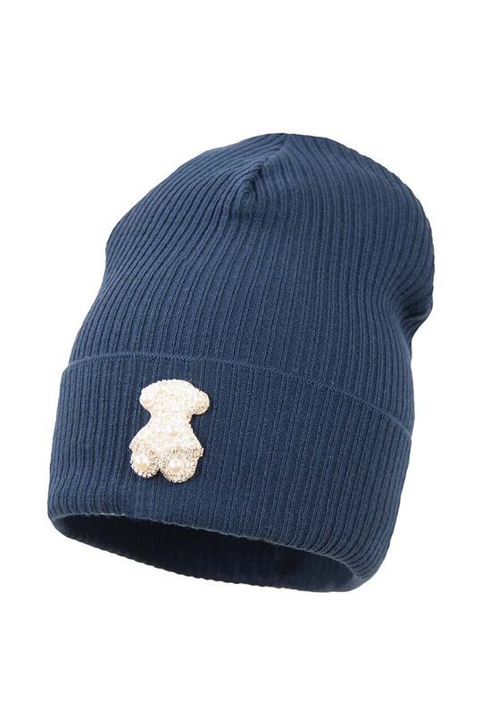 Дитяча шапка Jamiks колір синій з товстого трикотажу (3147496)