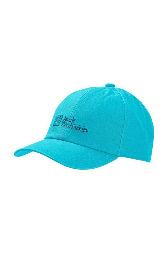 Дитяча кепка Jack Wolfskin BASEBALL CAP K з принтом колір блакитний