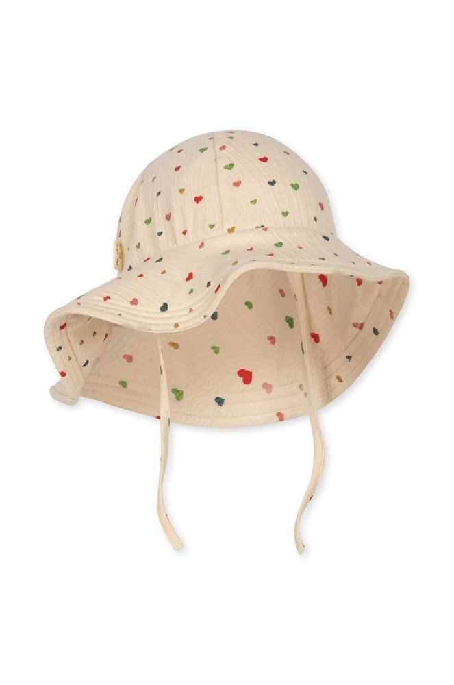 Дитячий капелюх Konges Sl?jd колір бежевий (3057707)