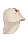 Дитяча кепка Konges Sl?jd колір бежевий