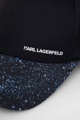 Кепка Karl Lagerfeld колір чорний візерунок (2923523)