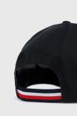 Бавовняна бейсболка Tommy Hilfiger колір чорний з аплікацією (2841725)