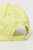 Бавовняна бейсболка Tommy Jeans колір жовтий з аплікацією
