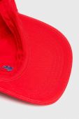 Бавовняна бейсболка Polo Ralph Lauren колір червоний з аплікацією (3691516)