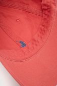 Бавовняна бейсболка Polo Ralph Lauren колір червоний