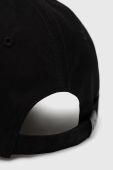Бавовняна бейсболка Armani Exchange колір чорний з принтом (3030696)